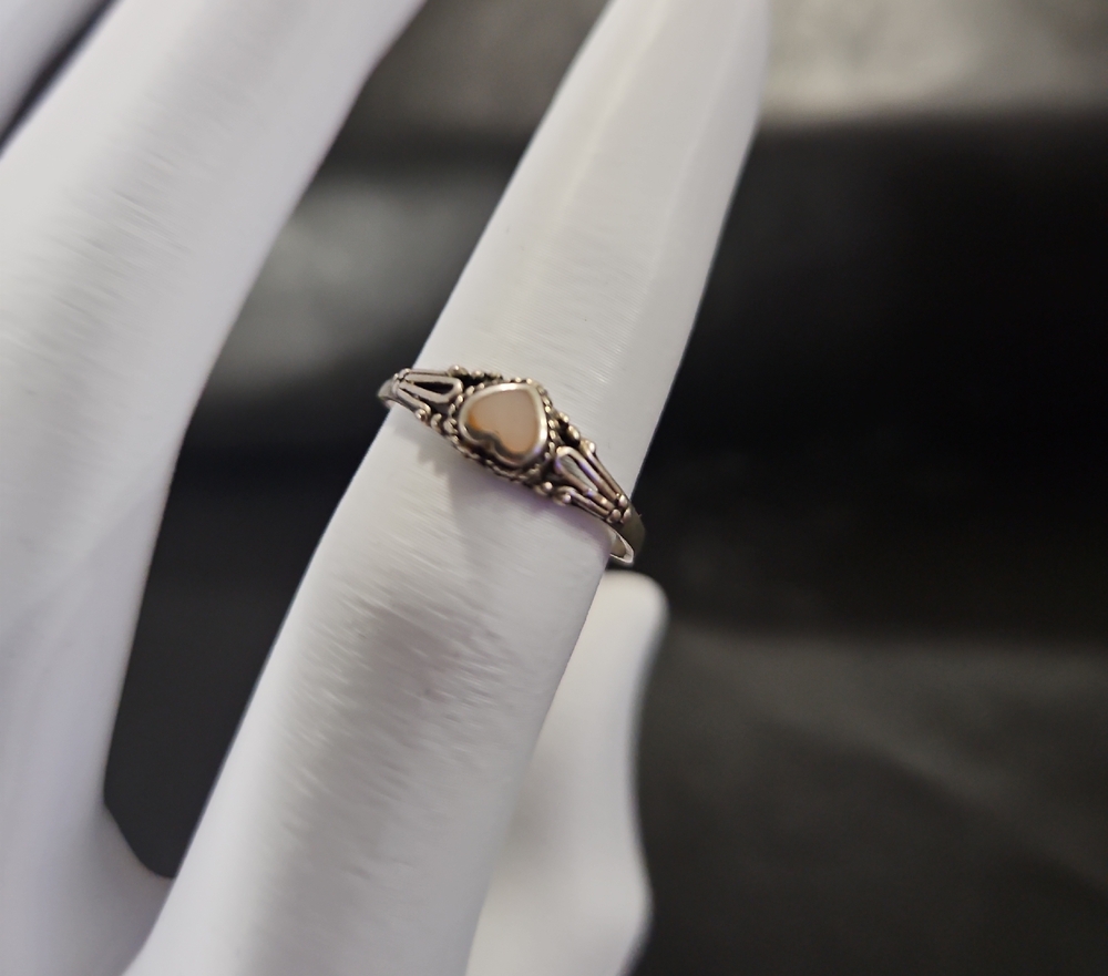 925 and Moonstone Ring
